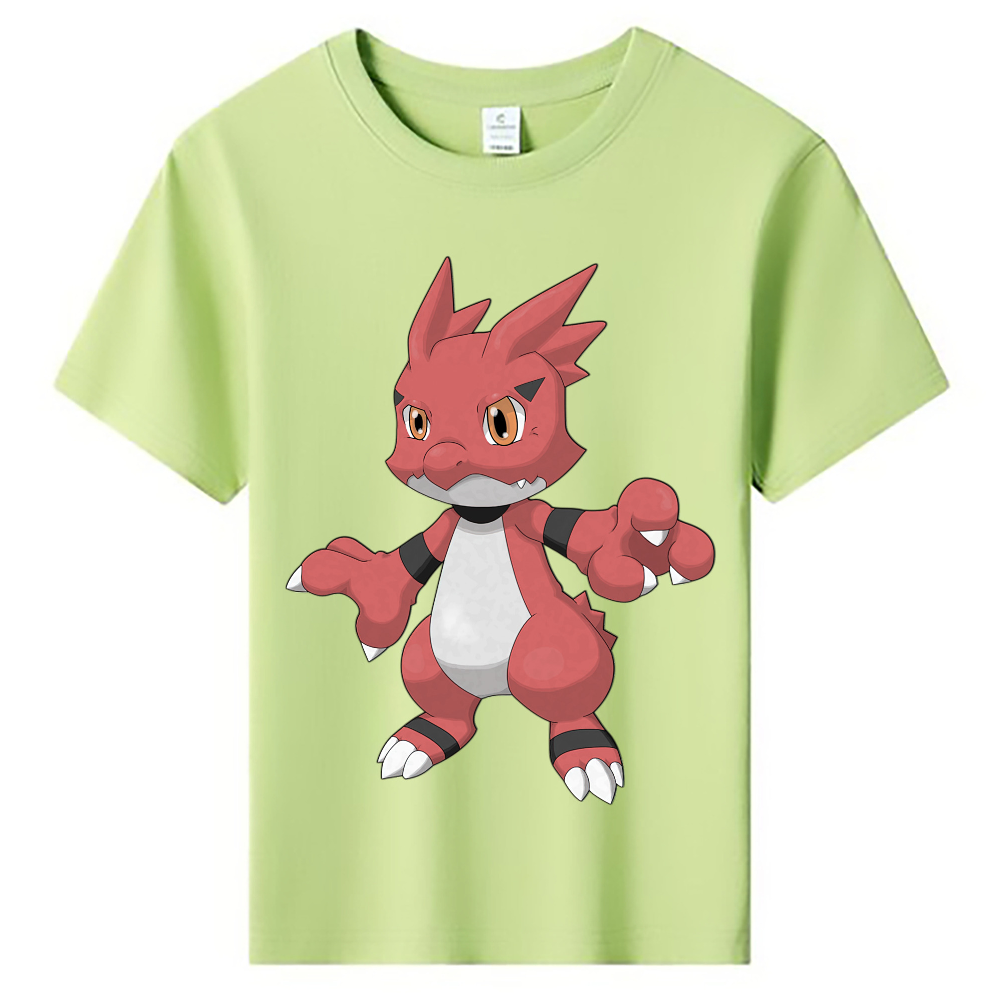 （画像用） Digimon デジタルモンスター/デジモン 綿100％キッズTシャツ（フロントプリント）